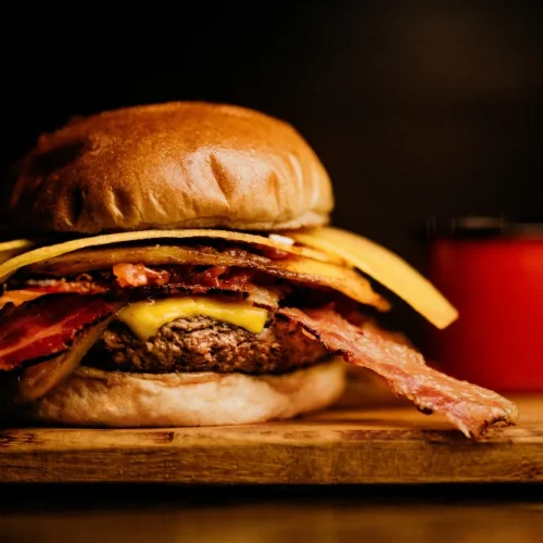 Homemade Dazzling No,1 Bacon Cheeseburger